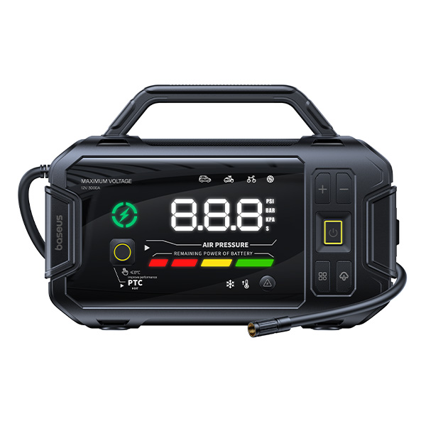 Стартер (Пусковое устройство для авто) DB-Baseus PrimeTrip VJ1 4-в-1 3000A Чёрный (C0119901)