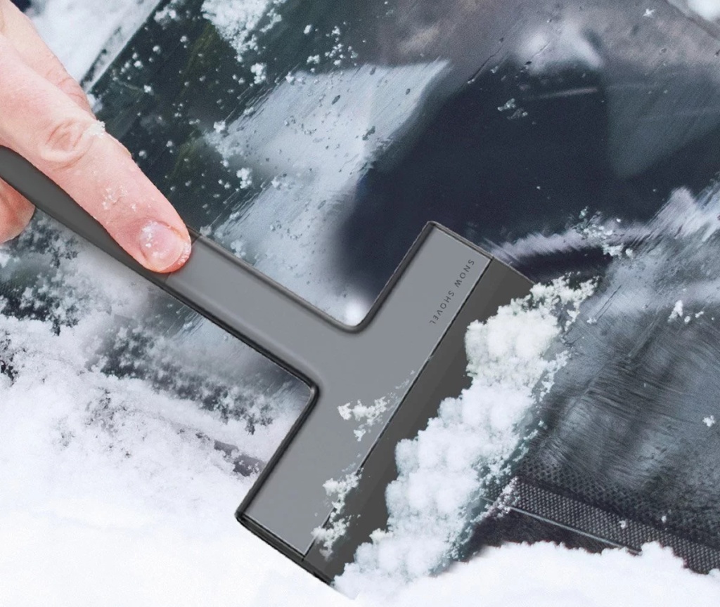 Скребок для льда и снега Baseus Quick Clean Car Ice Scraper Черный  (CRQU-01) - купить в интернет-магазине its Baseus в Москве и России