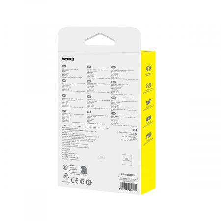 Хаб Baseus UltraJoy Series 4-Port  HUB Lite провод 15cm черный（USBA to USB3.0*4）(B0005280B111-00)