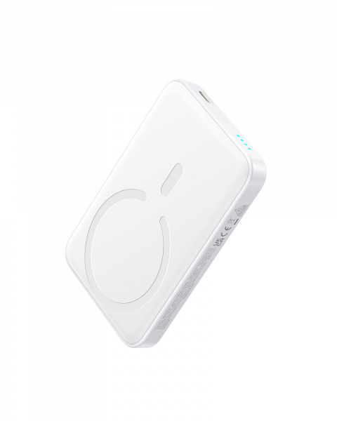 Повербанк Baseus EnerFill FM11 Magnetic 10000mAh 30W Белый (в комплетке USB-C - USB-C кабель 30см) (E0028703)