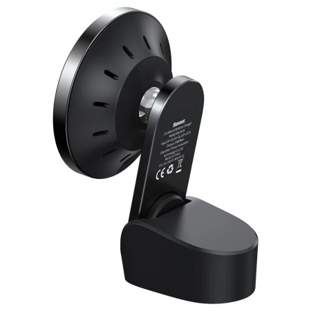 Автомобильный держатель Baseus Big Energy Car Mount Wireless Charger (WXJN-01) для iPhone 12/13/14/15 серии (Черный)