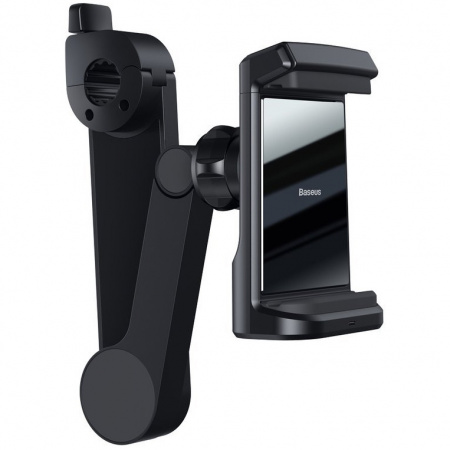 Автомобильный держатель для телефона на подголовник с беспроводной зарядкой Baseus Energy Backseat Holder 15W - Черный (WXHZ-01)