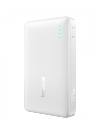 Повербанк Baseus EnerFill FP21 10000mAh 22.5W Белый (в комплекте Type-C - Type-C кабель 30см) (P1008210D213-00)