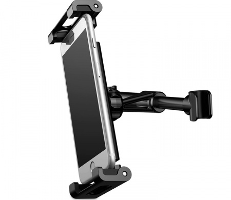 Автомобильный держатель для мобильных устройств на подголовник Baseus Back Seat - Черный (SUHZ-01)