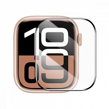 Защитная плёнка-стекло Baseus NanoCrystal Full Coverage CurvedScreen Crystal Tempered Glass Screen Protector 42мм для AP Watch 10 (P6001510C201-04)