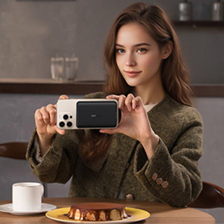 Повербанк Baseus EnerFill FT11 Magnetic для iWatch и Phone 10000mAh 27W Чёрный (кабель в комплекте Type-C - Type-C 30см) (P1008210G123-00)