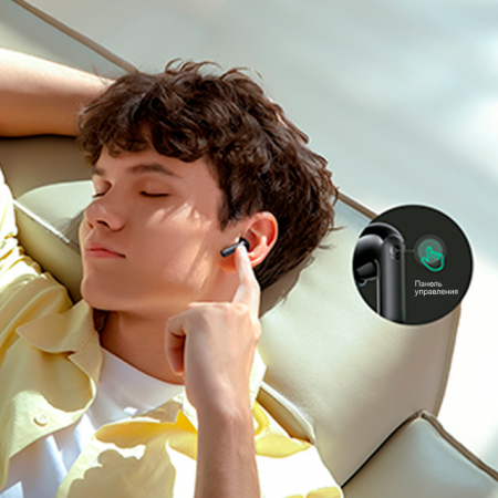 Беспроводные наушники Baseus Bass BP1 NC In-Ear True Wireless Earbuds Чёрный (A0010704)