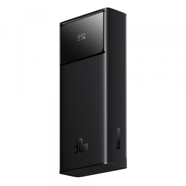 Внешний аккумулятор OS-Baseus Star-Lord Digital Display Fast Charging Power Bank 20000mAh 30W с кабелем USB - Type-C 3A 0.3m (P10022904113-00) Черный