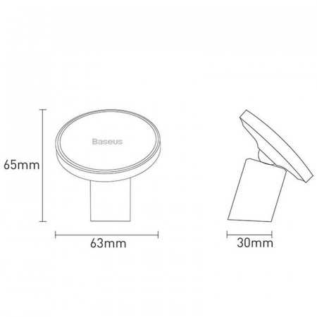 Автомобильный держатель для iPhone 12/13/14/15 Series магнитный Baseus Radar Magnetic - Черный (SULD-01) Автомобильный держатель для iPhone 12/13/14/15 Series магнитный Baseus Radar Magnetic - Черный (SULD-01)