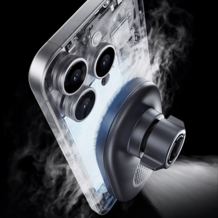 Автомобильное магнитное зарядное устройство Baseus PrimeTrip VC1 Pro Magnetic Wireless Charging Car Mount Qi2 Air Vent Version (C40169009123-00) Чёрное