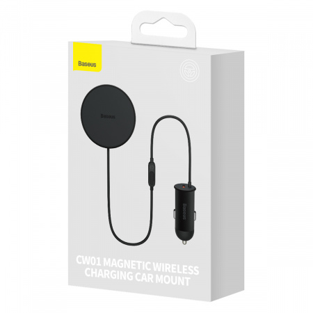 Автомобильное беспроводное магнитное зарядное устройство Baseus CW01 Magnetic Wireless Charging Car Mount 40W (Wireless Charging 15W+Tpye-C 25W) Claw Editon (C40141000111-00) Черный Автомобильное беспроводное магнитное зарядное устройство Baseus CW01 Magnetic Wireless Charging Car Mount 40W (Wireless Charging 15W+Tpye-C 25W) Claw Editon (C40141000111-00) Черный