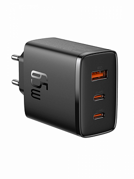 Сетевое зарядное устройство OS-Baseus Cube Pro Fast Charger 2C+U 65W EU Чёрный (P10152301113-00)
