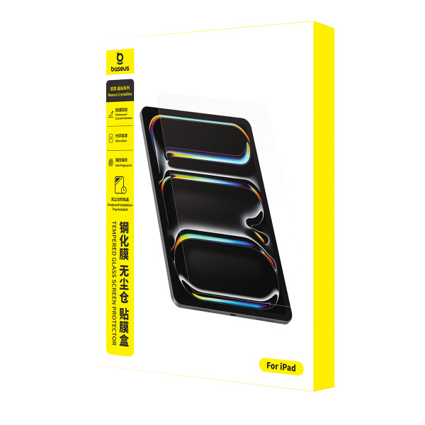 Защитное закаленное стекло Baseus Crystalline HD Tempered Glass Screen Protector для Pad Pro/Air 3 10.5''/Pad 7/8/9 (2019/2020/2021) 10.2'' Прозрачный (P0031103)