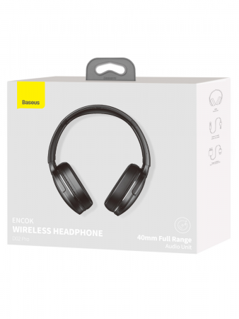 Наушники Baseus Encok Wireless headphone D02 Pro Черный (NGTD010301)