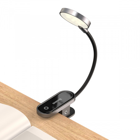 Лампа на прищепке Baseus Comfort Reading Mini Clip Lamp Темно-серый (DGRAD-0G)