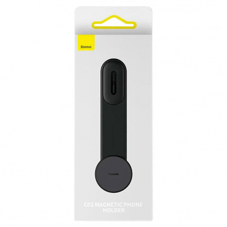 Магнитный автомобильный держатель Baseus C02 Magnetic Phone Holder Черный (SUCC000201)