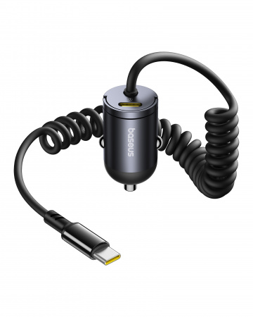 Автомобильное зарядное устройство Baseus Tiny Star Mini Car Charger Type-C + Type-C 30W (C00035001121-00) Чёрное Автомобильное зарядное устройство Baseus Tiny Star Mini Car Charger Type-C + Type-C 30W (C00035001121-00) Чёрное