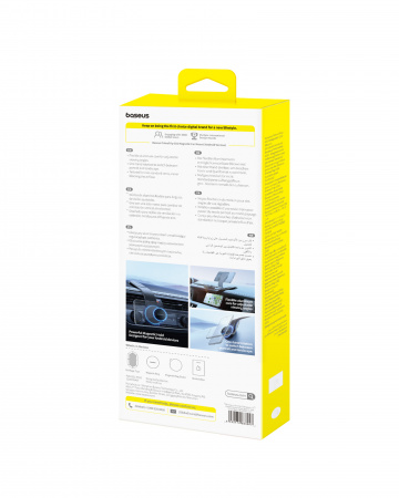 Автомобильный магнитный держатель Baseus PrimeTrip C02 Magnetic Car Mount (Android Version) Stick-on Type (C40169005113-00) Чёрный 