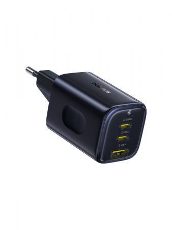 Сетевое зарядное устройство Baseus PicoGo AE11 Fast Charger 2C+U 67W EU Чёрный (E0121200)