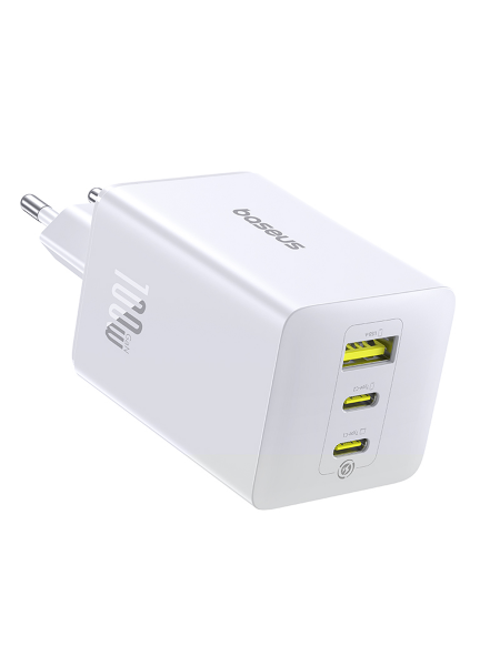 Сетевое зарядное устройство Baseus EnerFill FE11 Fast Charger 2C+U 100W EU Белый (P10182102213-00)