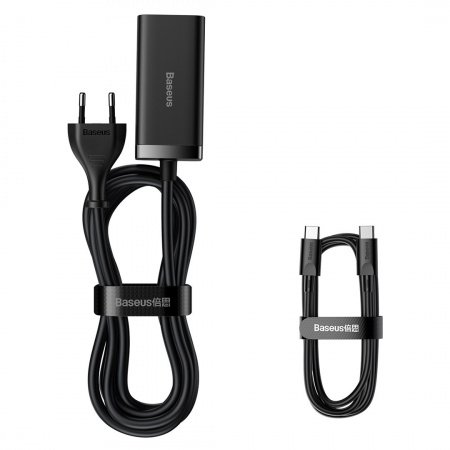 Сетевое зарядное устройство Baseus GaN3 Pro Desktop Fast Charger 2U+2C 100W EU Черный (CCGP000101)