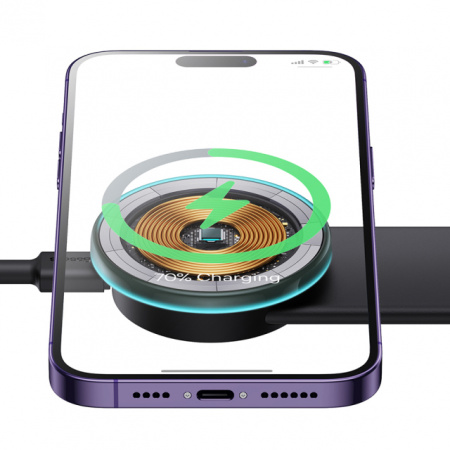 Автомобильное беспроводное магнитное зарядное устройство Baseus C02 Pro Series Magnetic Wireless Charging Car Mount (C40156000111-00) Черное Автомобильное беспроводное магнитное зарядное устройство Baseus C02 Pro Series Magnetic Wireless Charging Car Mount (C40156000111-00) Черное