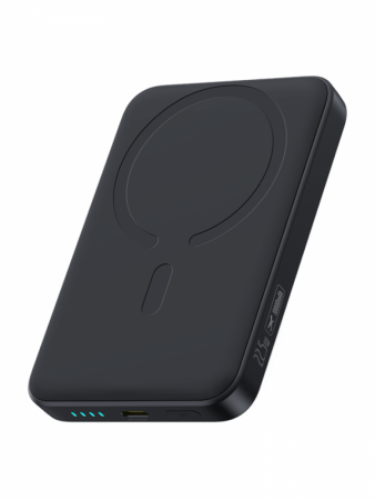 Повербанк Baseus EnerFill FM11 Ultra-Mini Magnetic 10000mAh 22.5W Чёрный (в комплекте Type-C - Type-C кабель 30см) (P1008210E123-00)