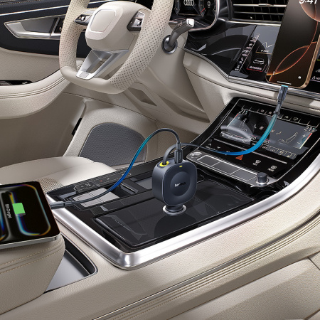 Автомобильное зарядное устройство с кабелем Baseus PrimeTrip VR2 Car Charger C+C 30W Чёрный (C0206400)