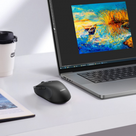 Беспроводная мышь Baseus F02 Ergonomic Wireless Mouse Чёрный (B01055505111-01)