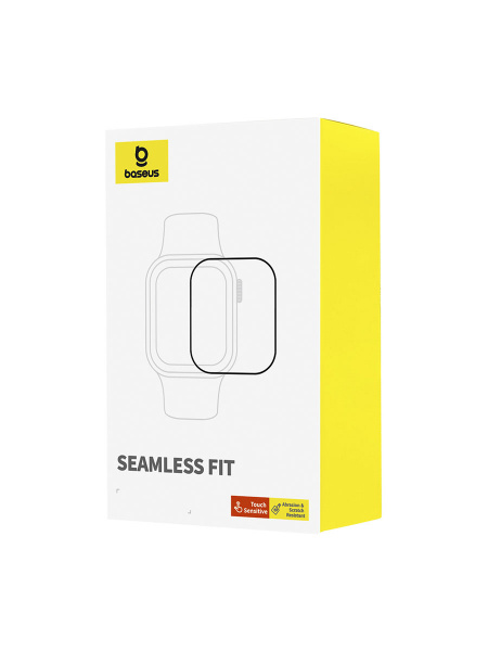 Защитная плёнка-стекло Baseus NanoCrystal Full Coverage Curved ScreenCrystal Tempered Glass Screen Protector 41мм для AP Watch 7/8/9 (P6001510C201-02)