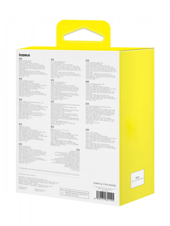 Сетевое зарядное устройство OS-Baseus Cube Fast Charger 2U+C 30W EU Белый (P10111402213-00) 