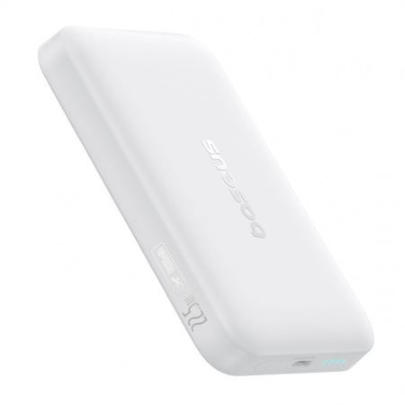 Повербанк Baseus EnerFill FM11 Ultra-Mini Magnetic 10000mAh 22.5W Белый (в комплекте Type-C - Type-C кабель 30см) (P1008210E213-00)