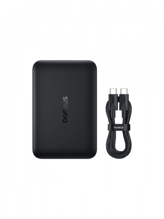 Повербанк Baseus EnerFill FM11 Magnetic 10000mAh 30W Чёрный (в комплетке USB-C - USB-C кабель 30см) (E0028702)
