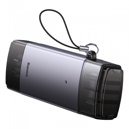 Картридер Baseus Lite Series USB-A & Type-C  - SD/TF Card Reader Grey (WKQX060113)