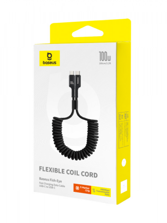 Кабель Baseus Fish-Eye Fast Charging Data Cable USB-C - USB-C 100W 1м (P10320203111-00)