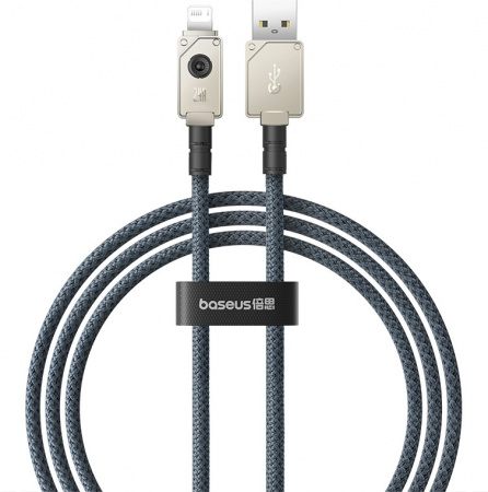 Кабель Baseus Unbreakable Series Fast Charging Data Cable USB - Lightning 2.4A 1м Stellar White P10355802221-00