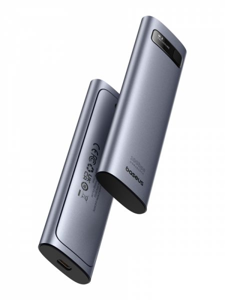 SSD Бокс Baseus FlyJoy Series SSD Enclosure(M.2 NVMe and SATA) Серый (B00760600811-02)