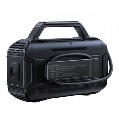 Стартер (Пусковое устройство для авто) DB-Baseus PrimeTrip VJ1 4-в-1 3000A Чёрный (C0119901)