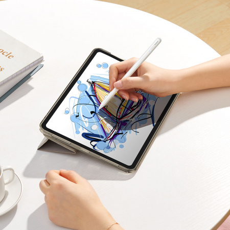 Стилус Baseus Smooth Writing 2 Stylus with LED Indicators беспроводной Белый (USB-C кабель и активный наконечник в комплекте) (P80015802213-03)