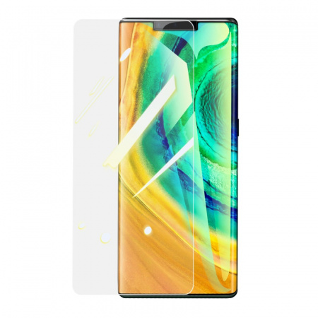Защитная пленка Baseus 0.15mm Full-screen Curved Surface Water Gel Protector для Mate 30 Pro(2pcs/pack+Pasting Artifactl) (SGHWMATE30P-SA02)