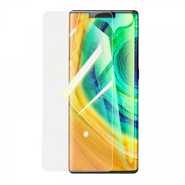Защитная пленка Baseus 0.15mm Full-screen Curved Surface Water Gel Protector для Mate 30 Pro(2pcs/pack+Pasting Artifactl) (SGHWMATE30P-SA02)