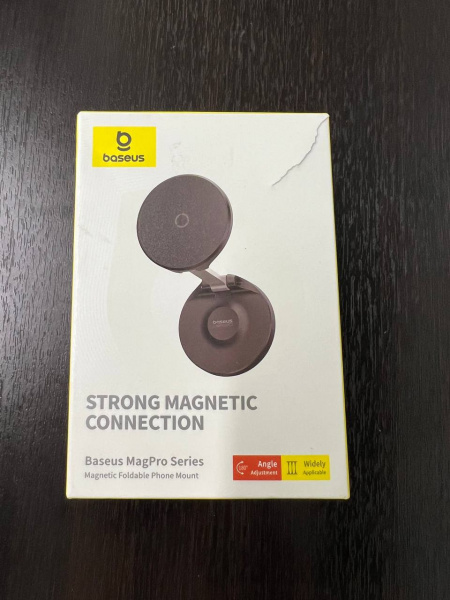 УЦЕНКА Держатель для телефона магнитный самоклеющийся Baseus MagPro Magnetic черный (B10564101121-00) Повреждена упаковка. На товаре есть небольшая царапина УЦЕНКА Держатель для телефона магнитный самоклеющийся Baseus MagPro Magnetic черный (B10564101121-00) Повреждена упаковка. На товаре есть небольшая царапина