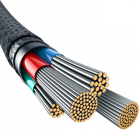 Кабель Baseus Unbreakable Series Fast Charging Data Cable USB - Lightning 2.4A 1м Stellar White P10355802221-00