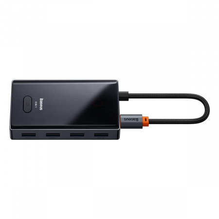 Хаб Baseus PioneerJoy 4-Port Type-C HUB Adapter (Type-C - USB3.0*4) Серый (WKYY030013)