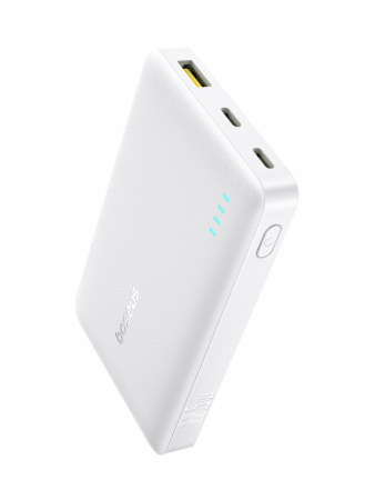 Повербанк Baseus EnerFill FP21 10000mAh 22.5W Белый (в комплекте Type-C - Type-C кабель 30см) (P1008210D213-00)