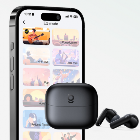 Беспроводные наушники Baseus Bass BP1 NC In-Ear True Wireless Earbuds Чёрный (A0010704)