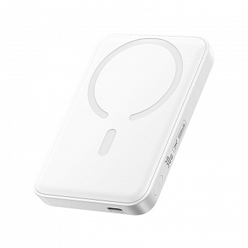 Повербанк Baseus EnerFill FM11 Magnetic 10000mAh 30W Белый (в комплетке USB-C - USB-C кабель 30см) (E0028703)