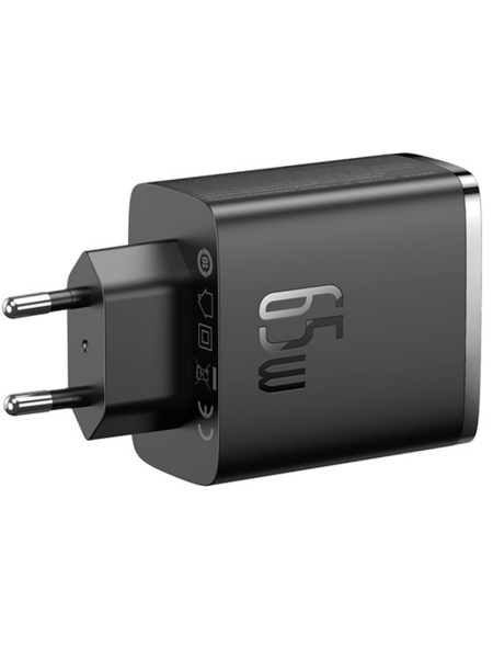 Сетевое зарядное устройство OS-Baseus Cube Pro Fast Charger 2C+U 65W EU Чёрный (P10152301113-00)