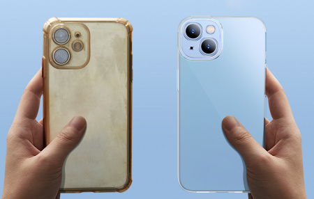 Чехол Baseus Simple Series Protective Case для iPhone 14 Прозрачный (ARAJ000602)