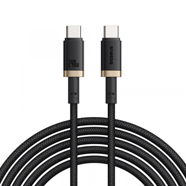Кабель Baseus Dura Fast Charging Data Cable USB-C - USB-C 240W 1м Чёрный (P10377803U03-00)